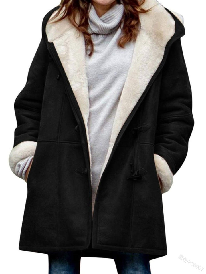 Athena™ | Premium Buttoned Hooded Coat