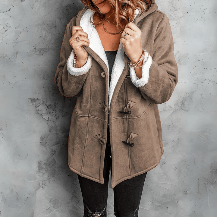 Athena™ | Premium Buttoned Hooded Coat